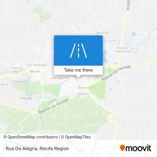 Rua Da Alegria map