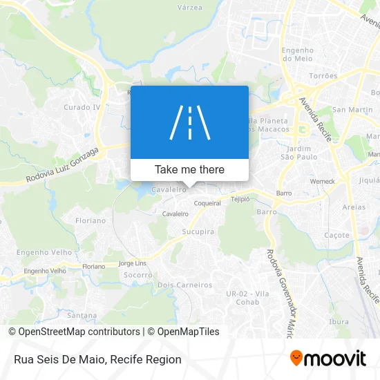 Rua Seis De Maio map