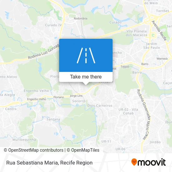 Rua Sebastiana Maria map