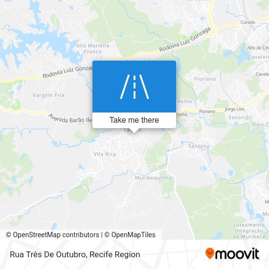 Rua Três De Outubro map