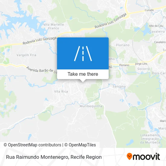 Rua Raimundo Montenegro map