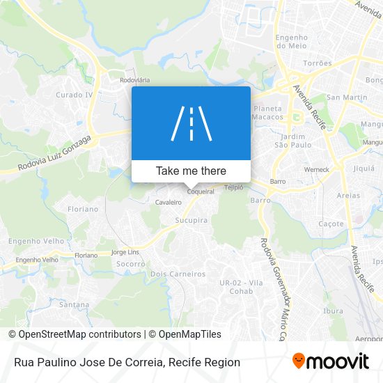 Rua Paulino Jose De Correia map