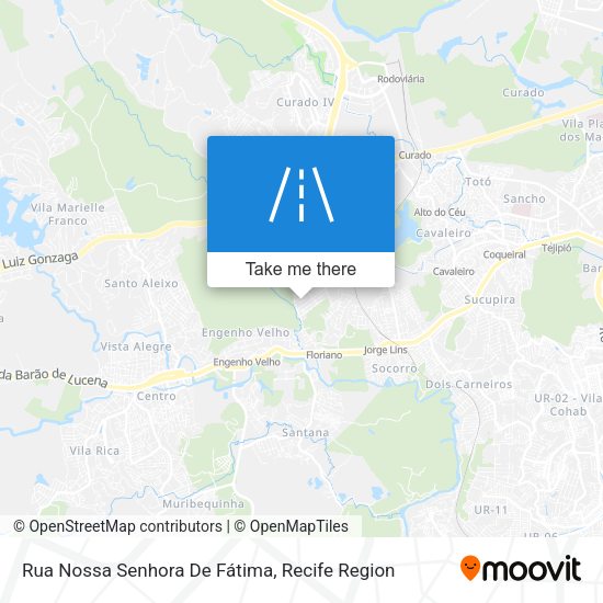 Rua Nossa Senhora De Fátima map