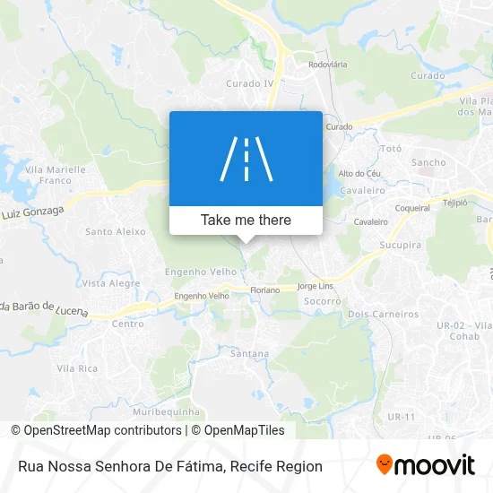Rua Nossa Senhora De Fátima map