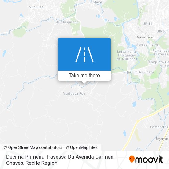 Decima Primeira Travessa Da Avenida Carmen Chaves map