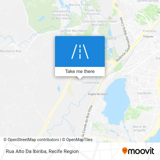 Rua Alto Da Ibiriba map