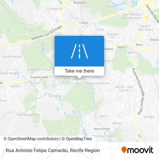 Rua Antonio Felipe Camarão map