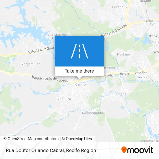 Rua Doutor Orlando Cabral map