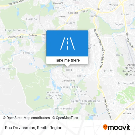 Rua Do Jasmins map