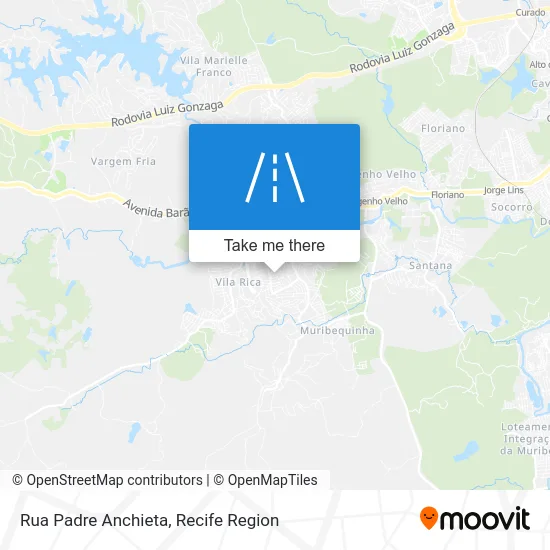 Rua Padre Anchieta map