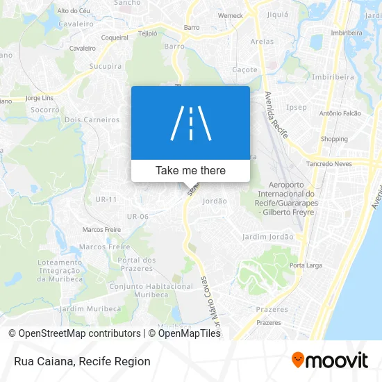 Rua Caiana map