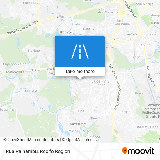 Rua Palhambu map
