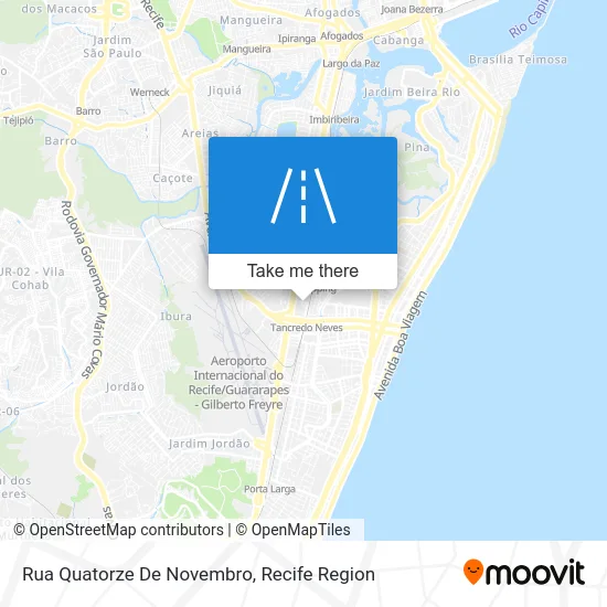 Rua Quatorze De Novembro map