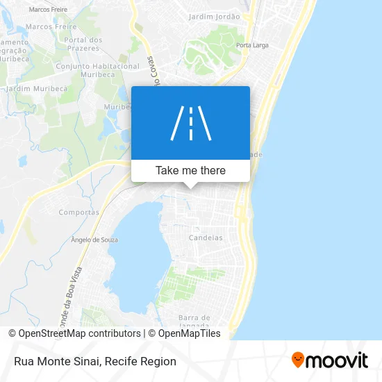Rua Monte Sinai map