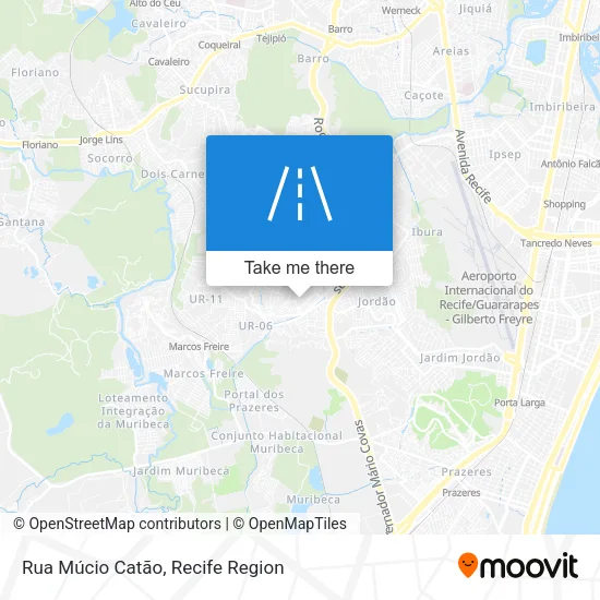 Rua Múcio Catão map