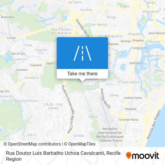 Rua Doutor Luis Barbalho Uchoa Cavalcanti map
