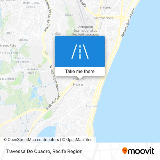 Travessa Do Quadro map