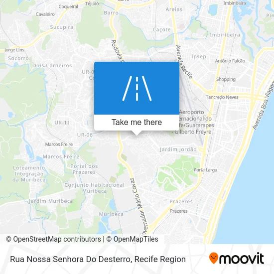 Rua Nossa Senhora Do Desterro map