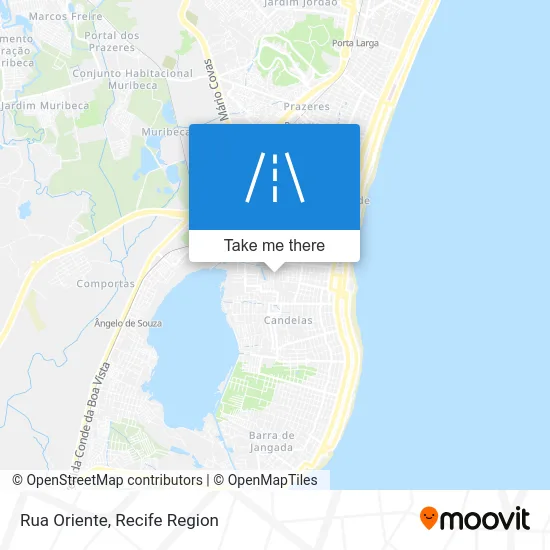 Rua Oriente map