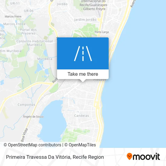 Primeira Travessa Da Vitória map