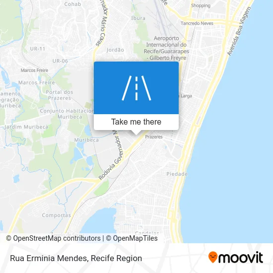 Rua Erminia Mendes map