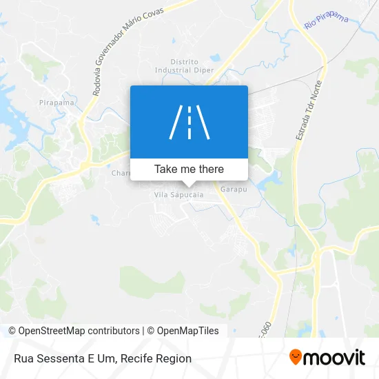 Rua Sessenta E Um map
