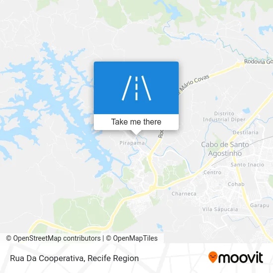 Rua Da Cooperativa map