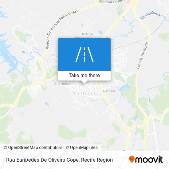 Rua Euripedes De Oliveira Cope map