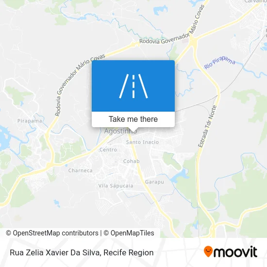 Rua Zelia Xavier Da Silva map