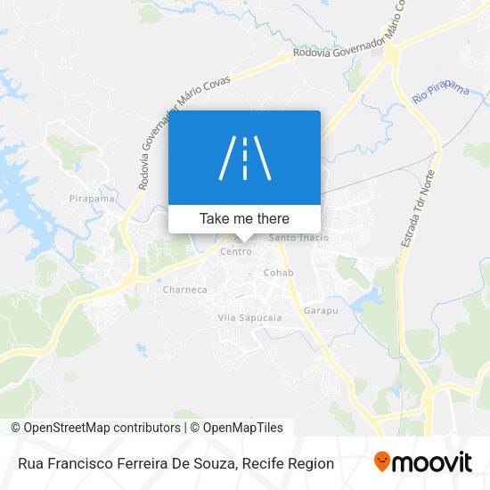 Rua Francisco Ferreira De Souza map