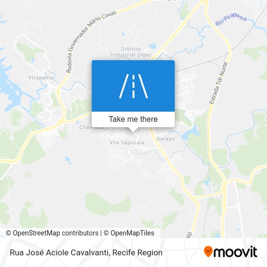 Rua José Aciole Cavalvanti map