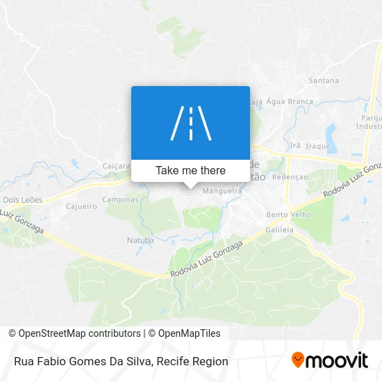 Rua Fabio Gomes Da  Silva map