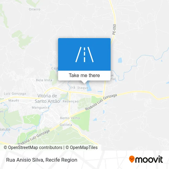 Rua Anisio Silva map