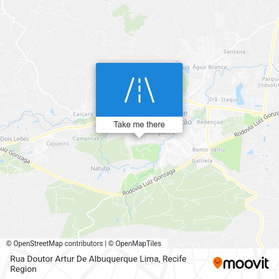 Rua Doutor Artur De Albuquerque Lima map