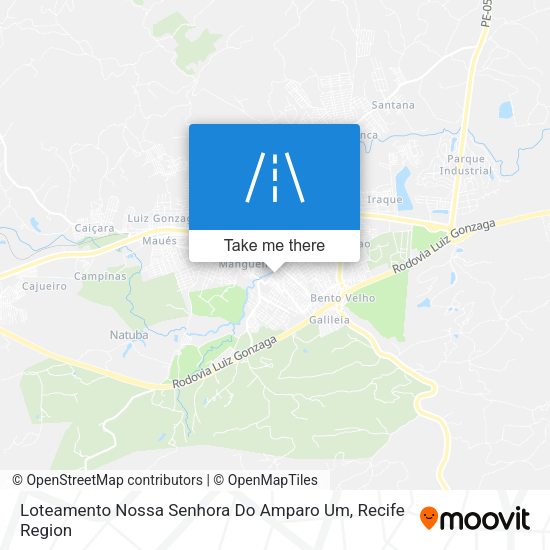 Loteamento Nossa Senhora Do Amparo Um map