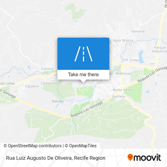 Rua Luiz Augusto De Oliveira map