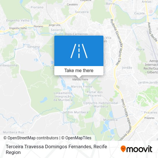 Terceira Travessa Domingos Fernandes map