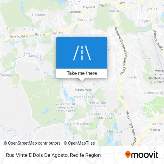 Rua Vinte E Dois De Agosto map