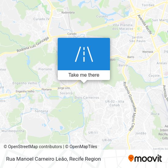 Rua Manoel Carneiro Leão map