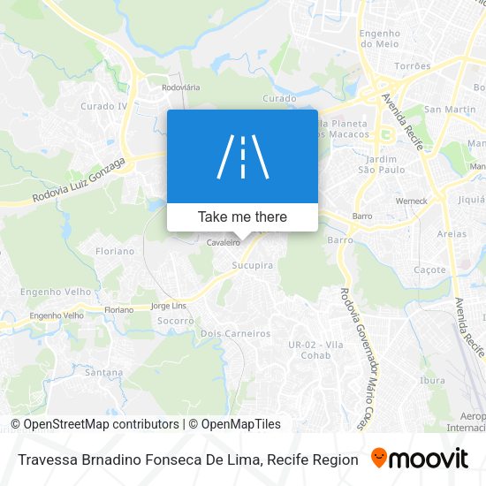 Travessa Brnadino Fonseca De Lima map