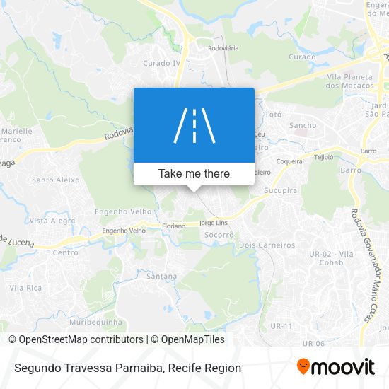 Segundo Travessa Parnaiba map