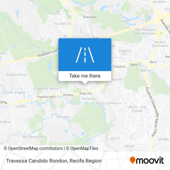 Travessa Candido Rondon map