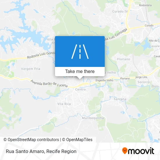 Rua Santo Amaro map
