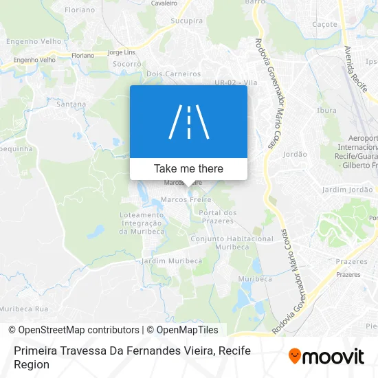 Primeira Travessa Da Fernandes Vieira map