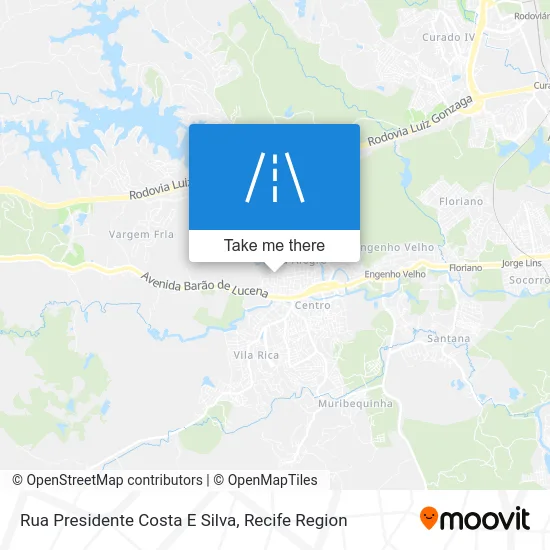 Rua Presidente Costa E Silva map