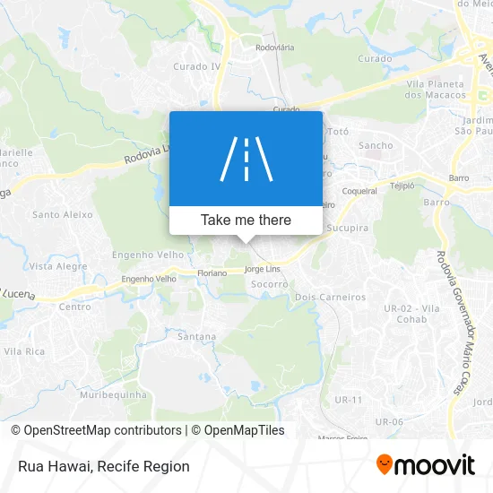 Rua Hawai map