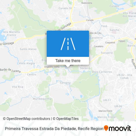Primeira Travessa Estrada Da Piedade map