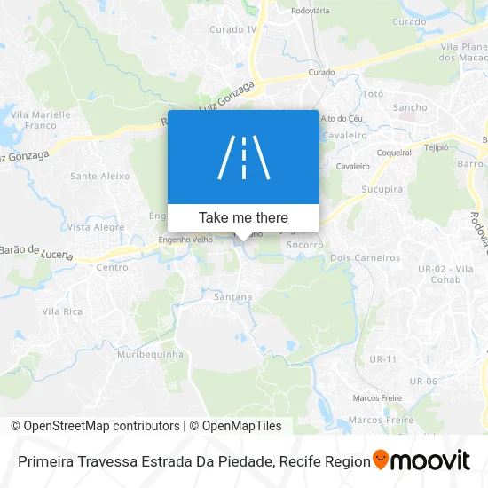 Primeira Travessa Estrada Da Piedade map