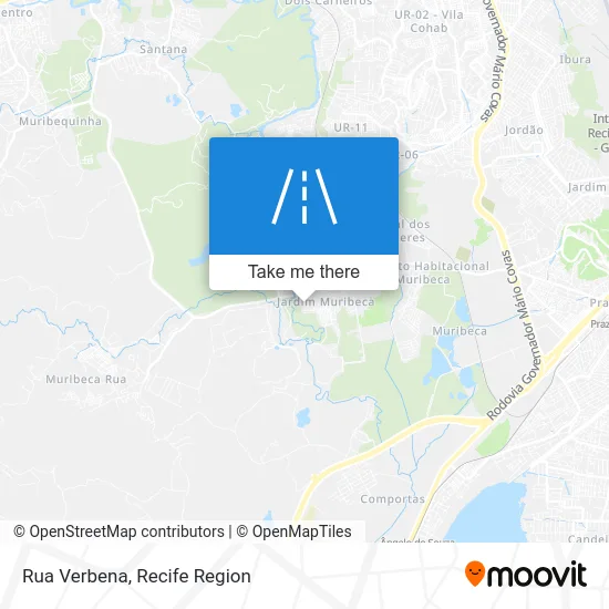 Rua Verbena map