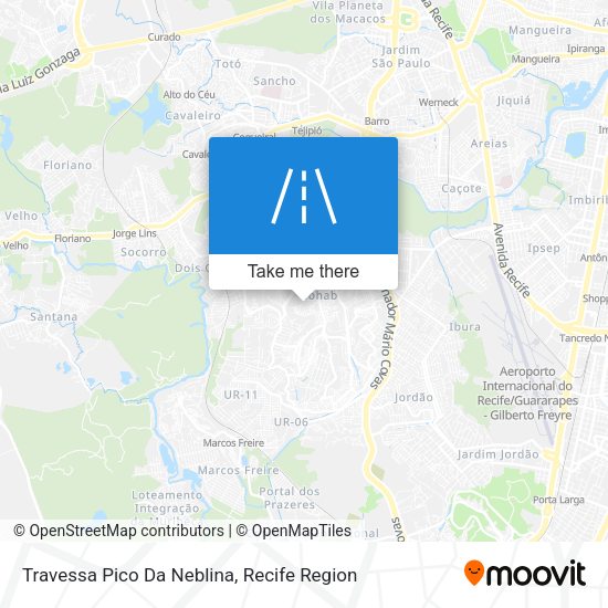 Travessa Pico Da Neblina map